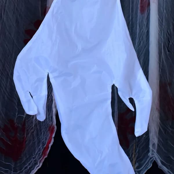 Halloween Ghost Windsock, Ghost Face Windsock, Halloween Decoration for Front, Patio, Lawn, Garden #4