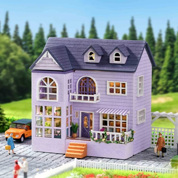Gør-det-selv dukkehus-sæt, miniature dukkehus-sæt