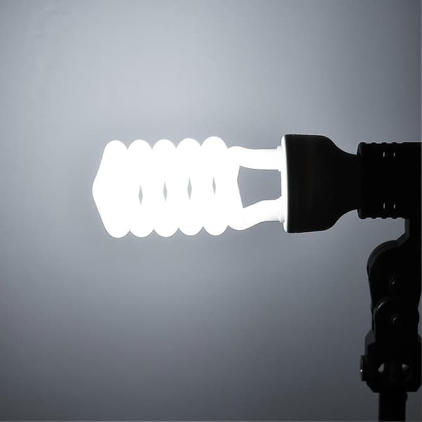Docooler Spiral Fluorescent Lamp 45W 5500K Daylight E27 Socket Energy Saving for Studio Photography Video TW 220V 220V