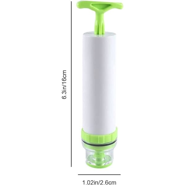 Vakuumförpackningspåse Handpump Manuell Kompressionspåse Luftpump Bärbar Mini Sugpump för Resor/Mat/Utrymmesbesparing