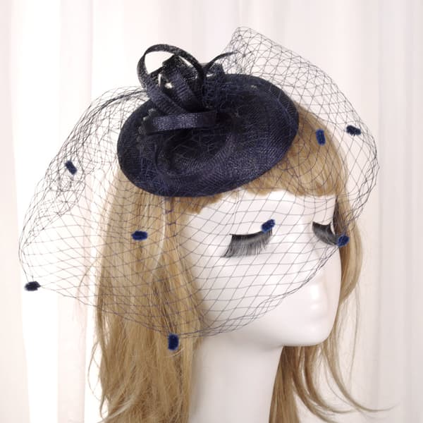 1 stk. Kvinder Dame Fascinator Hat Med Slør Bryllupshat Fest Hat-FX-