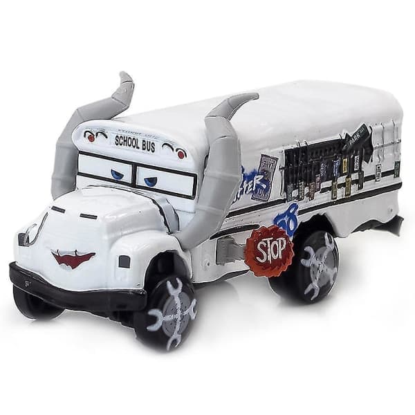 Pixar Biler 3 Overdimensjonert Deluxe Diecast Samling Miss Fritter Modellbil Hvit White