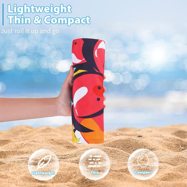 Microfiber Thin Beach Towel Lightweight Extra Large 180*81cm Beach Swimming Beach Towel