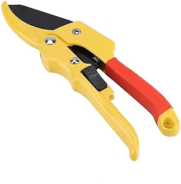 Garden Shears Labor-saving Scissors Fruit Scissors Bonsai Grafting Garden Pruning Tools (yellow)