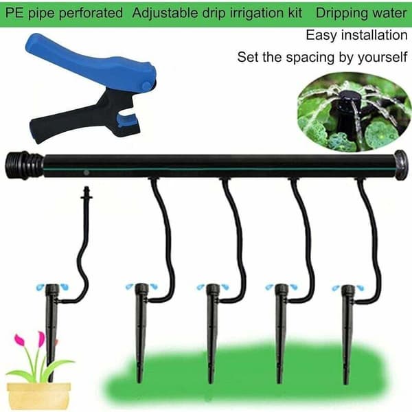 Garden Irrigation Hole Punch Tool 4mm PE Pipe Puncher for Irrigation Hose Drip Hole Compatible with Garden Tools