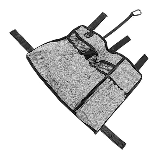 Rollator Bag Wheelchair Bag Oxford Cloth Multifunctional Multi-Pocket Safe Waterproof Storage Bag for Rollator Grey