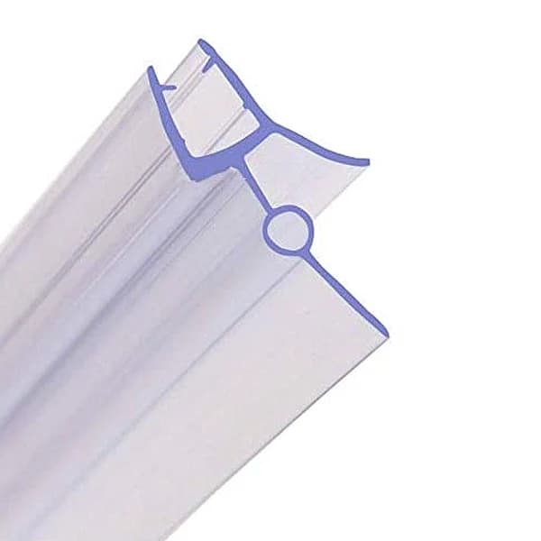 Duschlist för badrum, duschvägg, dörrtätning, passar 8 mm glas