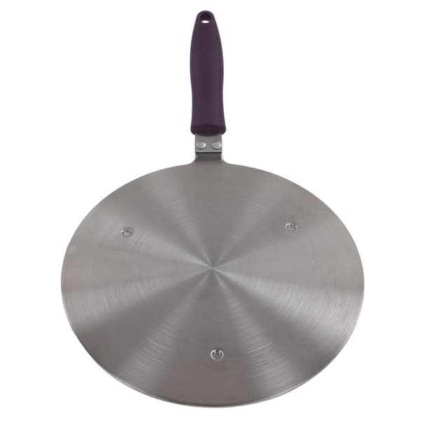 Induction Adapter Plate Stainless Steel Heat Diffuser with Purple Handle Cookware for Iron Pot Ceramic Pot 19.5cm/7.68in