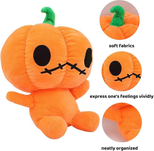 2025 Halloween Pumpkin Plush Toy, for Halloween Decorations Add a Festive Atmosphere