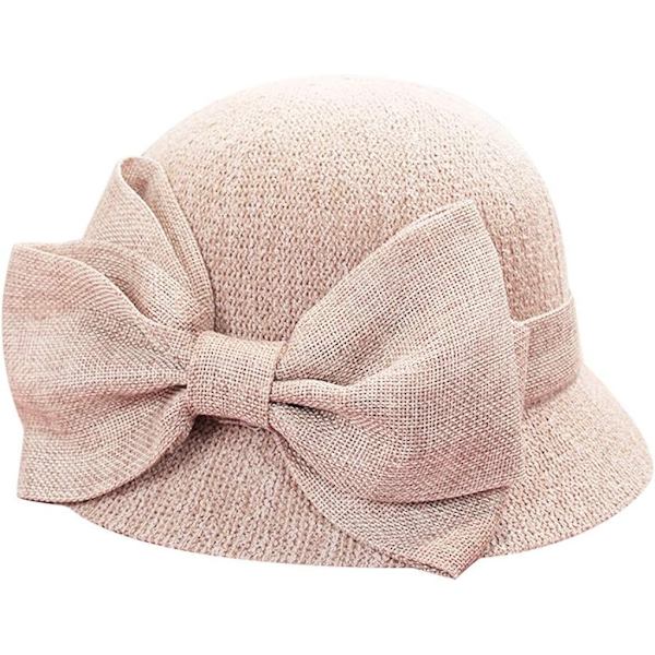 Mode Dame Solhat Kasket Sommerhat Fiskerhat (Pink)