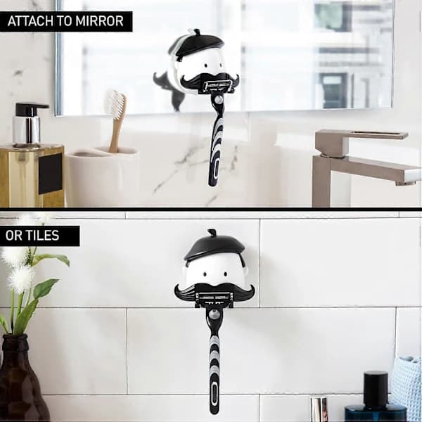 Mr Razor, rakhyvelhållare med sugpropp, rakhyvel för dusch, badkar