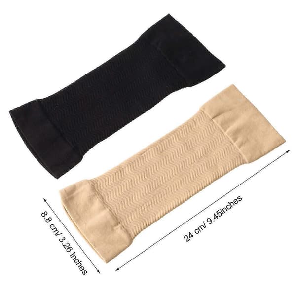 2 par slankende armermer Arm elastiske kompresjonsarmformere Sportsarmformere for kvinner jenter