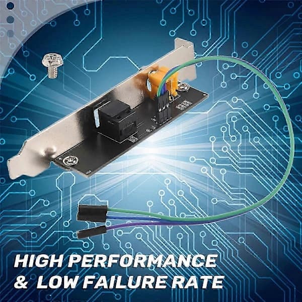 24Bit 192Khz Daughter Card SPDIF Optical and RCA Output Plate Cable Bracket Digital Audio Output for AS Edition 0630