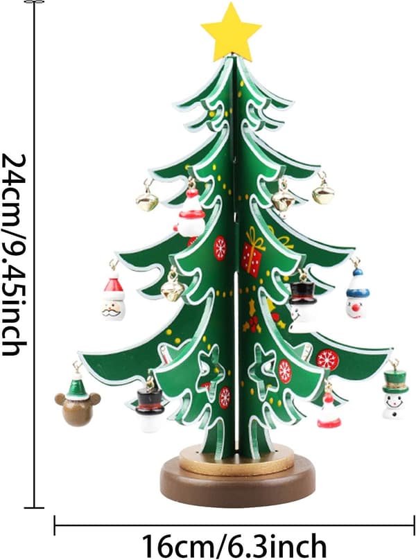 #Träjulgran - DIY Rött Julgransset Kreativ Mini#