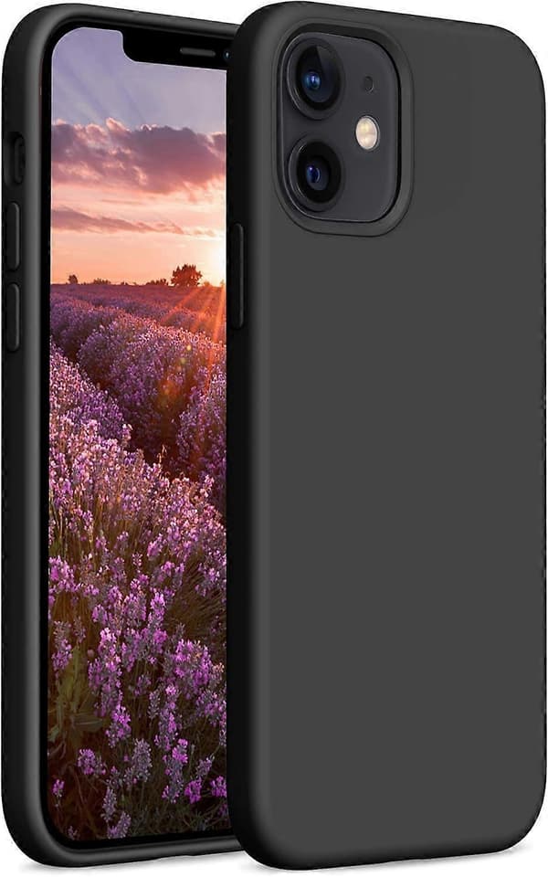 Compatible with iPhone 12 mini case silicone, ultra-thin liquid silicone case