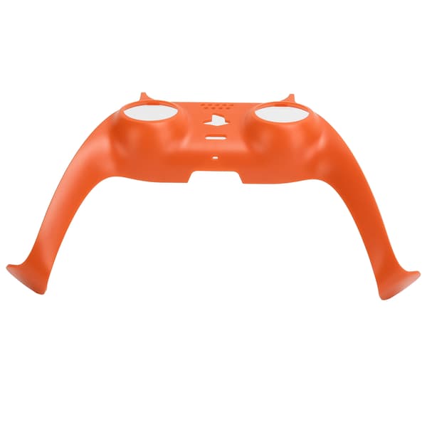 Game Controller Handle Decorative Strip Gamepad Grip Replacement DIY Shell Cover for PS5 Orange