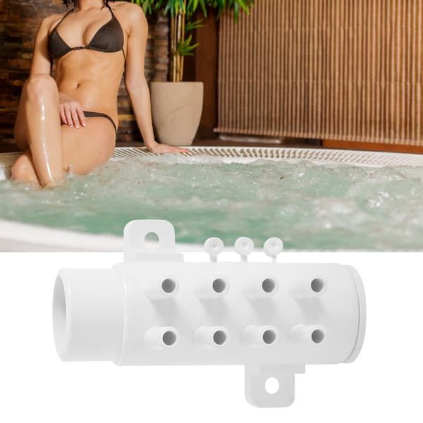 Spa Varm kilde badekar PVC Vandrør 8 Port VVS Manifold Vandseparator Tilbehør