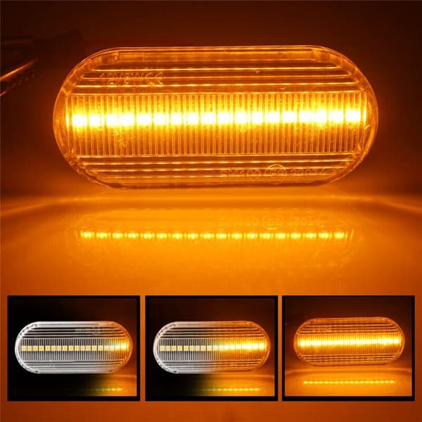 Blinklys til Golf 12V LED-blinklys 14805294 4M5A13K309AA Sort skal