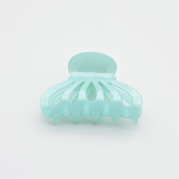 1 stk (mintgrøn, ca. 8*5 cm) hårklemmer til kvinder og piger, 8c