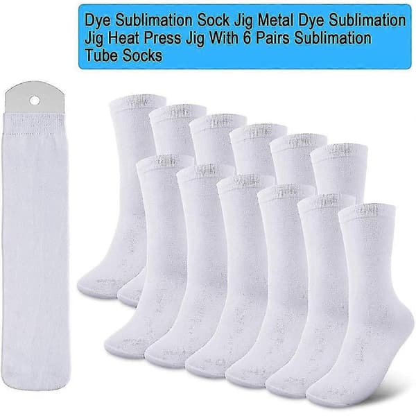 Blank Sublimation Sock Printable Sock With Dye Sublimation Sock Jig Dye Sublimation Jig For Diy Soc-Yvan