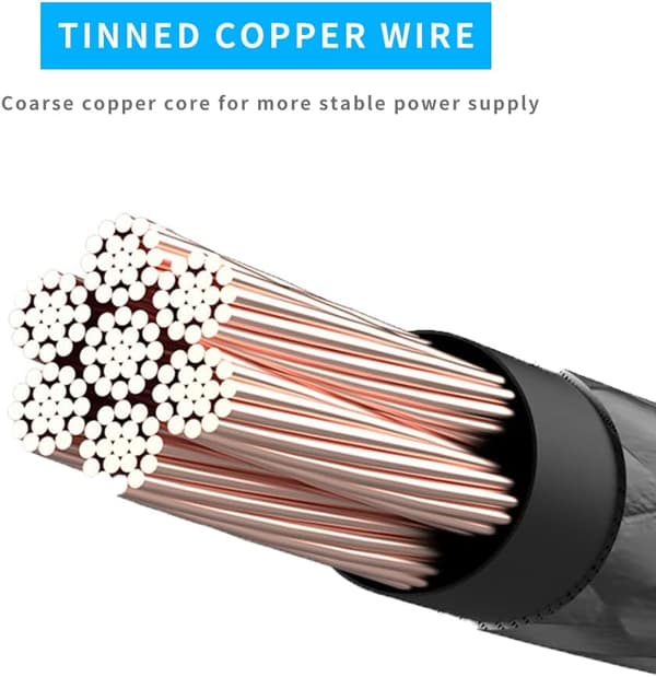 2 Pieces (FH-4)-4 Pin Fan Splitter Cable Computer Fan Power Cable Fan Splitter Cable Converter 1 to 4