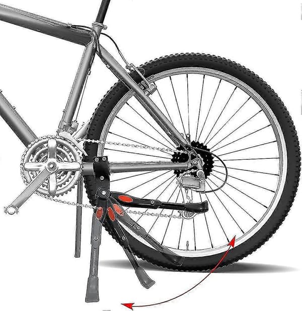 16-18 20 tums barncykelstöd justerbart mittmonterat cykelstöd Szkydv