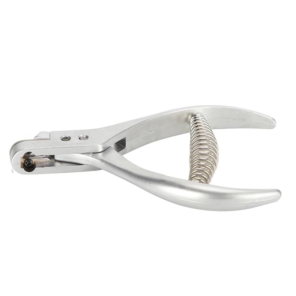 Hole Punch Stainless Steel U-shaped Proofing Cutting Hole Puncher Manual Tool for Ticket Inspection
