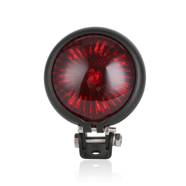 LED Motorcykel Baglygte Bremselys Retro Rund Lampe til Custom Cafe Racer Scrambler Bobber Cruiser 883