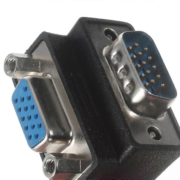 DB-002 270-graders vinkel 15-benet VGA han til hun adapter
