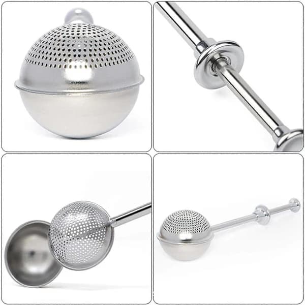 Powdered Sugar Shaker, Stainless Steel Shaker, Baking Wand, Flour Powder Filter, Flour Sifter with Spring