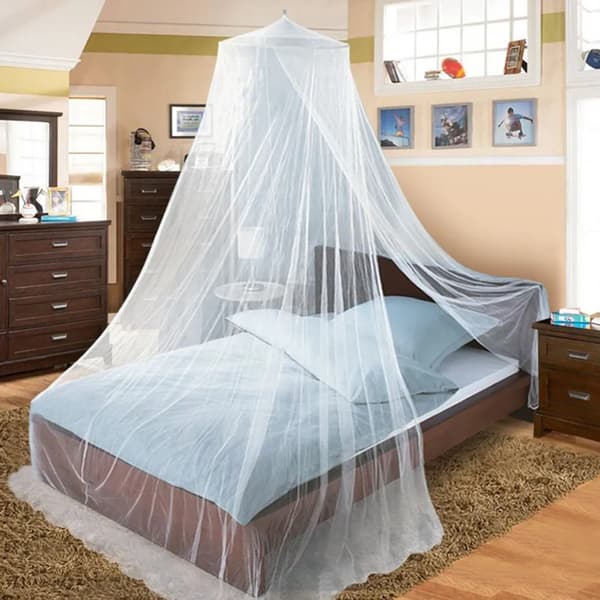 Bed Canopy with LED Star Lights, Perfect for Twin to Full Size Beds