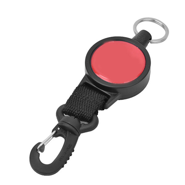 1pc Stainless Steel Diving Hook, Stretchable, Quick Release, Diving Accessory, Nylon Hanging Buckle