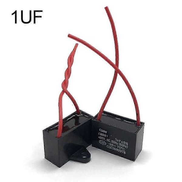 CBB61 Capacitor 450V Fan Capacitor Durable Starting Capacitor [DB] 1UF 1UF