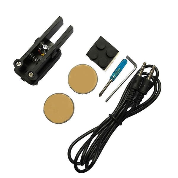 QU-7025 Ørekanin CW Dobbelt Paddle Automatisk Telegrafibase Morse Code Multifunktionelle Glatte Nøgler