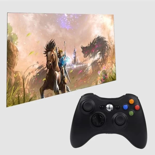 USB Wired Game Controller for Xbox 360 Controller, Game Console Gamepad, Joystick, Remote Control, Replacement, White