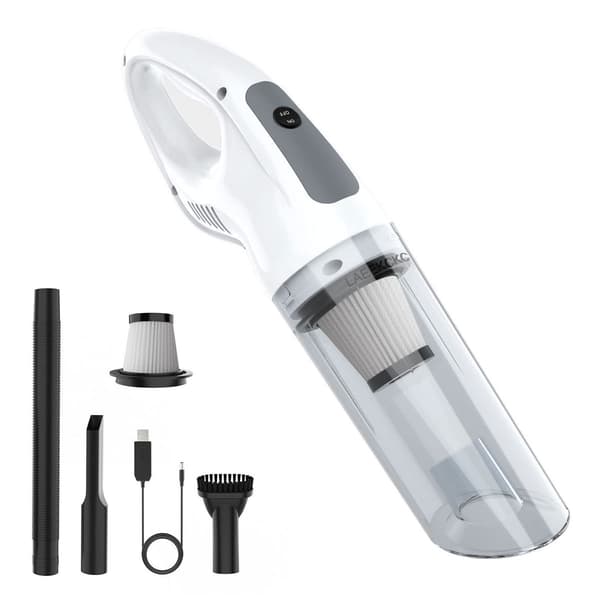 Wireless Battery-Powered Handheld Vacuum Cleaner, 12000Pa Portable Car Vacuum