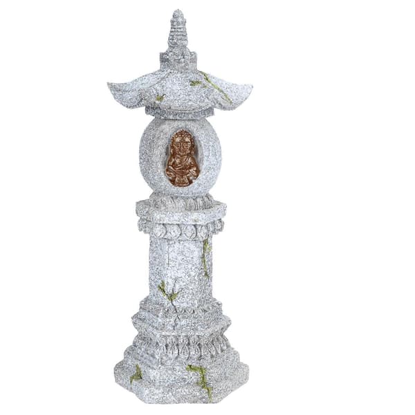 Dekorativ Buddha-harpiksudsmykning til dekoration