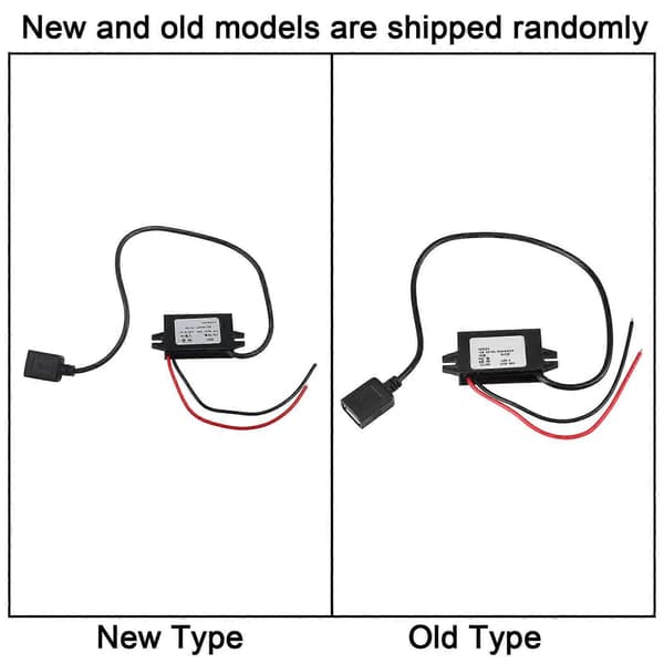 PB DC-DC-alennusmuunnin 12V - USB 5V 3A vedenpitävä muunnoskaapeli
