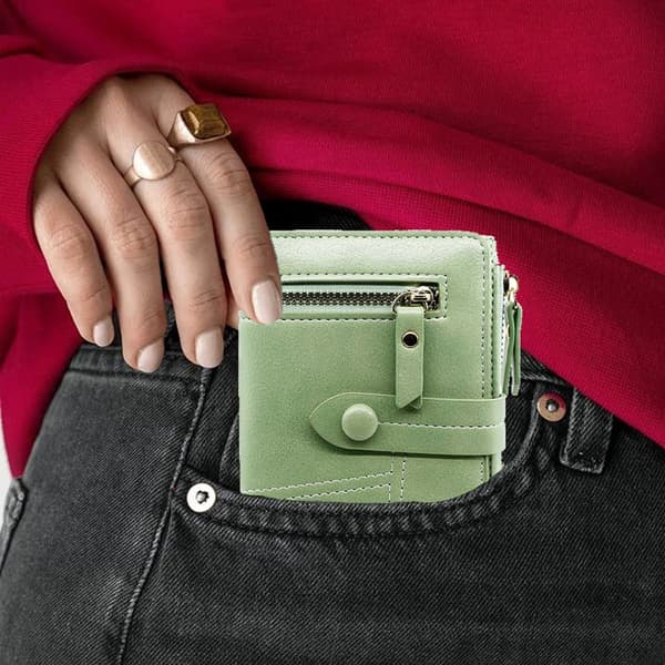 Mode Enkel Dame Slikfarvet Stor Clutch Taske