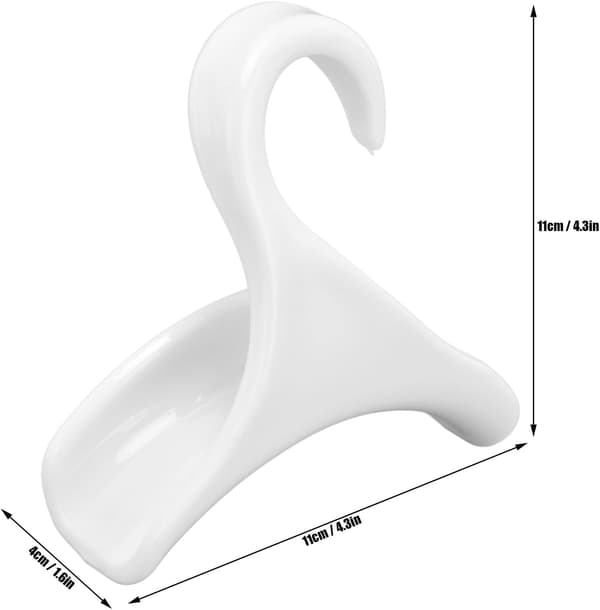 (White) 5 pcs Bag Hanger Hooks, Hanging Bag Organizer Clo,ZQKLA