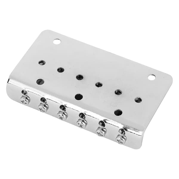 1 pc Fixed 6-string Bridge Tailpiece for 52mm Electric Guitar Bass