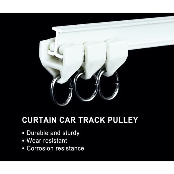 Blind Rollers - 80 Pcs External Blind Hook, Rail, Curtain Rail, Curtain Roller (White)