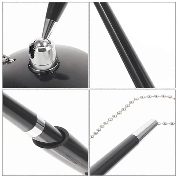 3 Pcs Desk Fixed Signature Pen Multifunctional Writing Pen Guest Book Pen Vertical Desk Pen