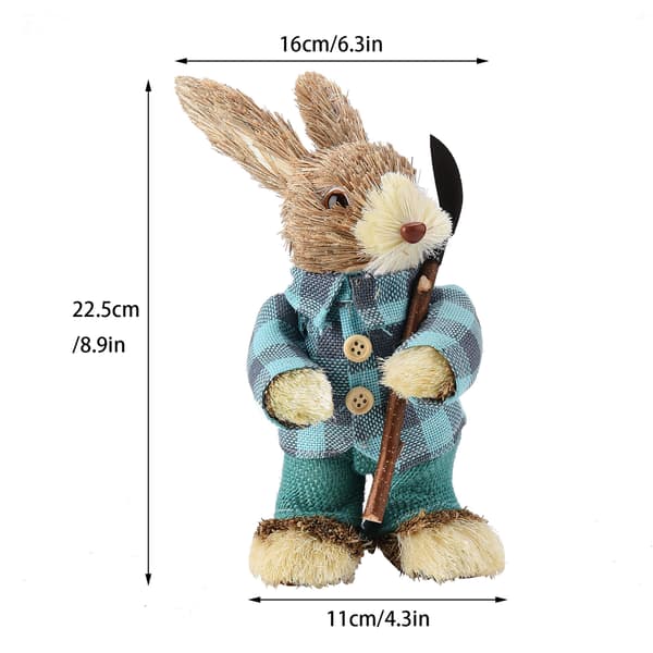 Cat Foot Eco-Friendly Bright Colors Lifelike Durable Easter Bunny Figurine