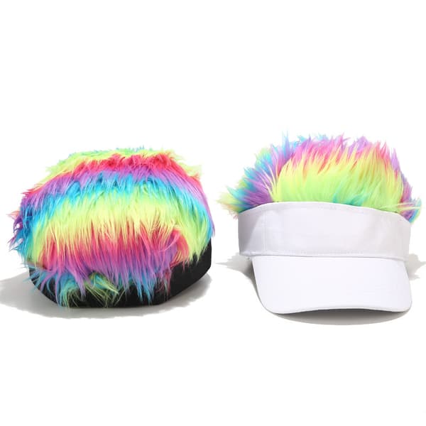 1 Baseballcap Utendørs Sportscap Hip Hop Hatt - Hvit+Multi Co