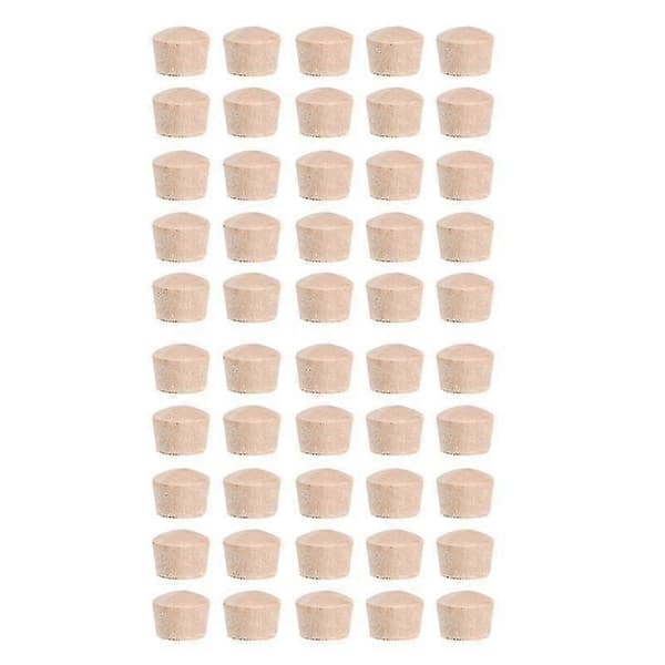 1,2X0,9 cm beige skruer 1 sæt premium runde hovedpropper træskruehulpropper møbelhulafdækninger