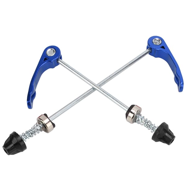 1 Pair/Set Bicycle Front Rear Quick Release Skewers Durable Bike Quick Release Lever Blue