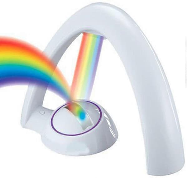 LED Night Light with Colorful Light Patterns from the Rainbow Projector - Dual Lighting Modes