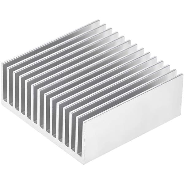 Elektronisk køleplade til MOS GPU IC-chip sølv 50 x 50 x 20 mm