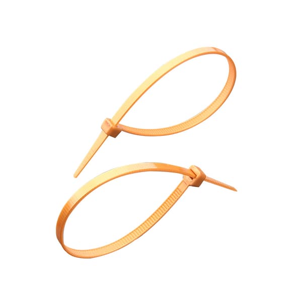 PB Kabelbindere, 1,8 mm x 100 mm Kabelbindere, Beige Nylon Kabelbindere, Kabelbindere, Kabelbindere til BriseVue til Altan, Have og Terrasse (100 stk.)